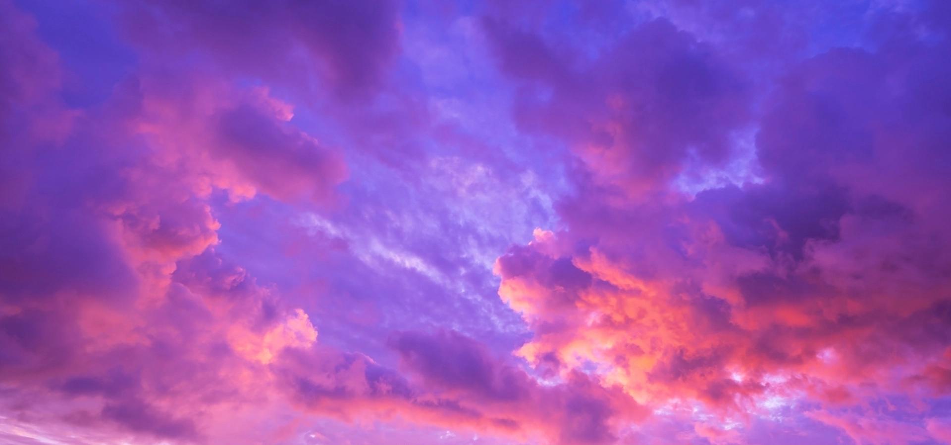 lila himmel